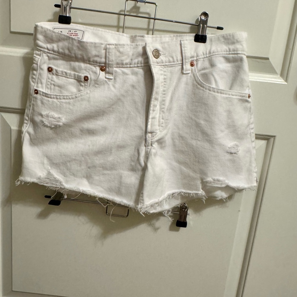 GAP White Jean Shorts for Women